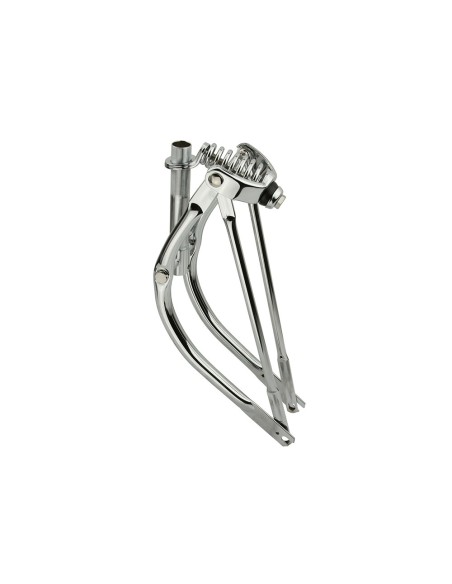 16 Lowrider Bent Spring Fork 1 Inch Chrome.